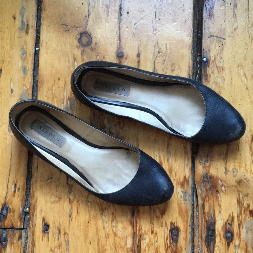 Nisolo Mendez Ballet Flats - Black - 7.5